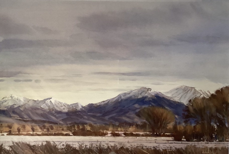 Richard Bolton| A Frosty Morning| Four Peaks| Geraldine| McAtamney Gallery And Design Store | Geraldine NZ
